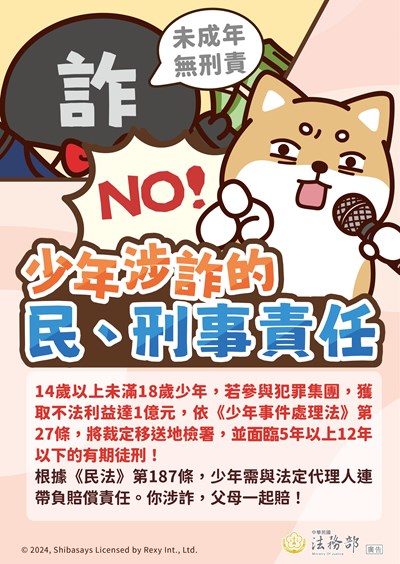 少年涉詐民刑事責任